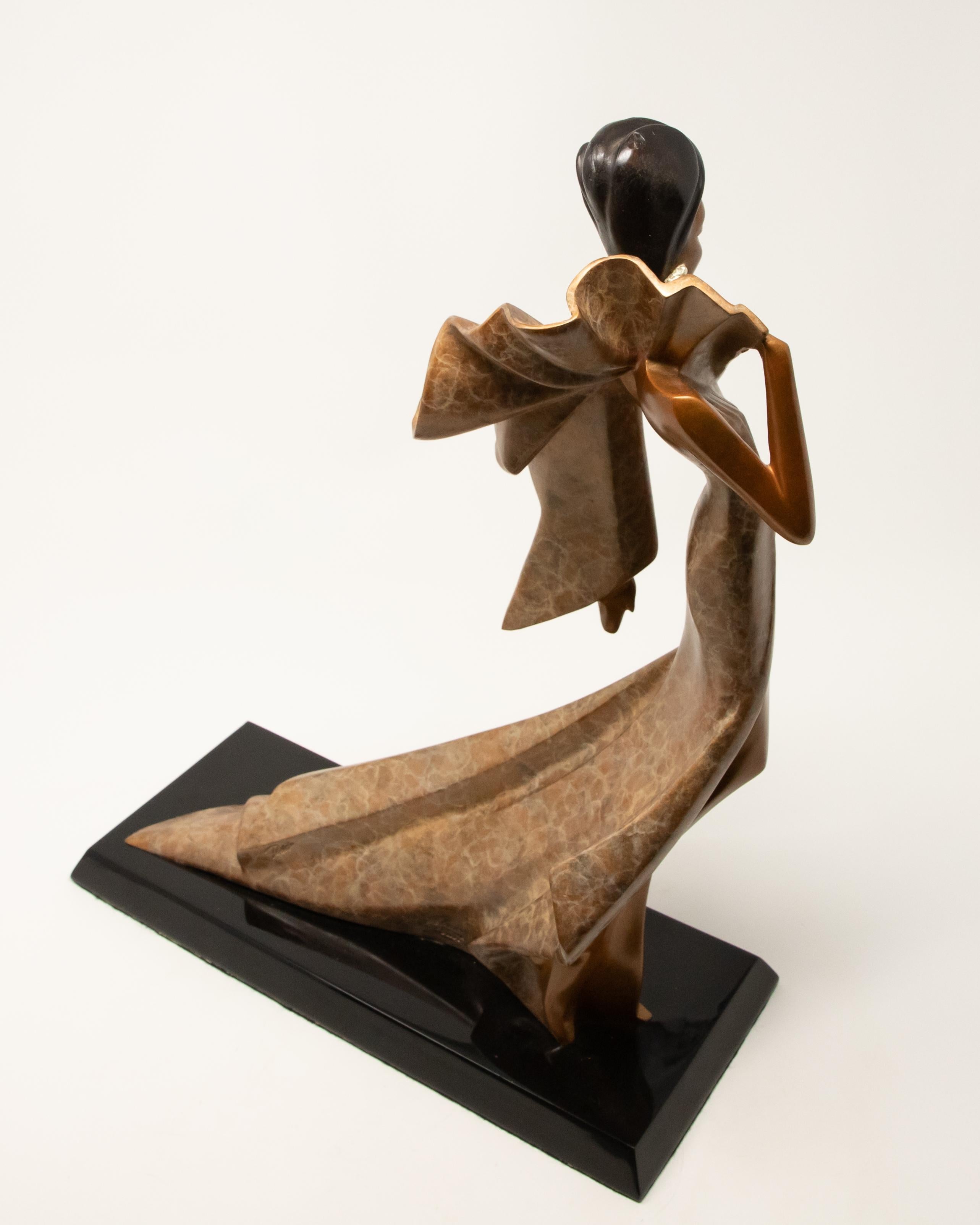 Cast Daner Bronze Sculpture, Icarus, 1991 For Sale