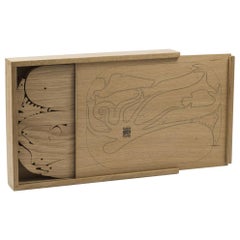 Danese Milano 16 Pesci Toys in Solid Oak Wood by Enzo Mari