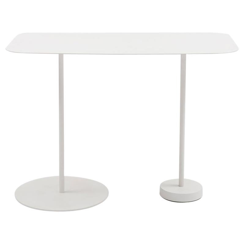 Danese Milano Bincan-Schreibtisch aus weißem Metall von Naoto Fukasawa im Angebot