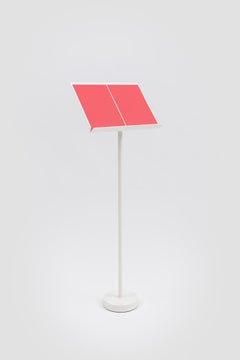 Danese Milano Bincan Leggio Book Stand A3 in White by Naoto Fukasawa