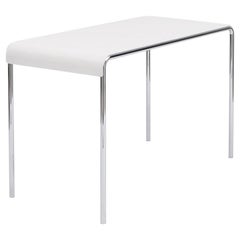 Danese Milano Farallon Desk in Chrome Structure with White Top by Yves Béhar