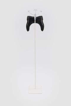 Danese Milano Humphrey Basic White Coat Stand with Hanger by Paolo Rizzatto