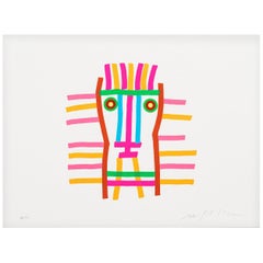 Danese Milano I Volti, Uno Signed Print by Mimmo Paladino