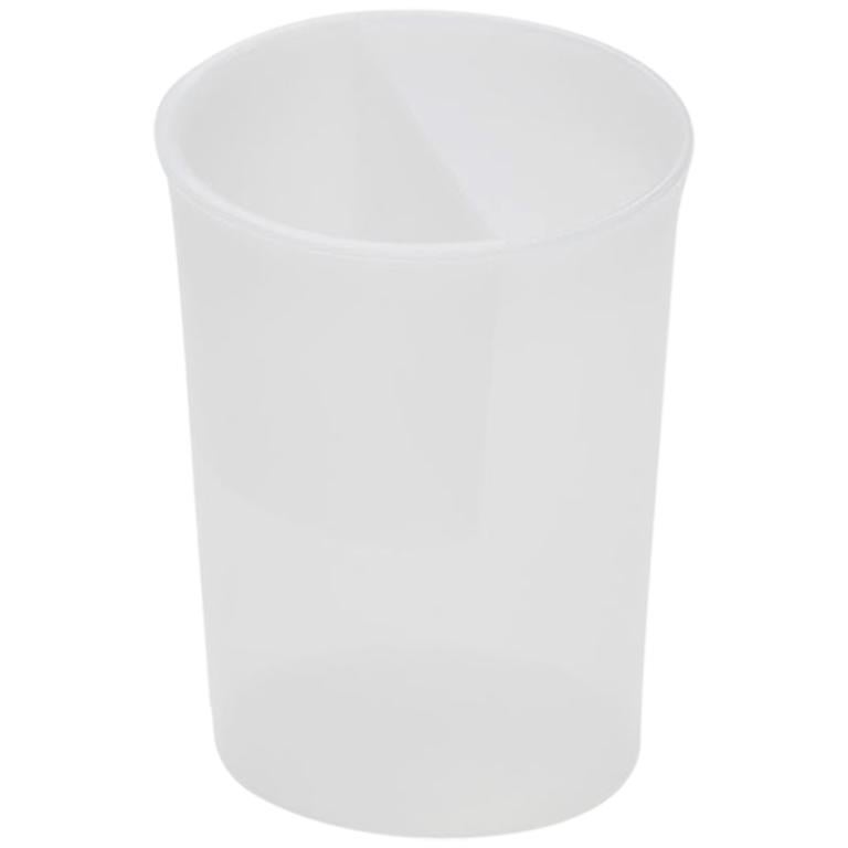 Danese Milano In Attesa Wastepaper Basket in Opaline by Enzo Mari For Sale