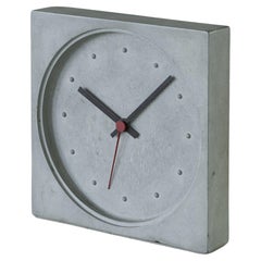 Danese Milano Kuno Prey Concrete Clock, 1986