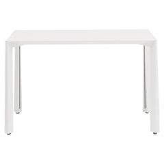 Danese Milano Ovidio Small Desk in White Metal by Francisco Gomez Paz