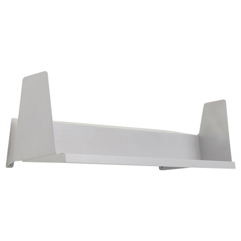 Danese Milano Sarmiento Small Shelf in White Metal by Francisco Gomez Paz  For Sale at 1stDibs