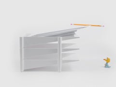 Danese Milano Sumatra White Paper Tray in Technopolymer by Enzo Mari