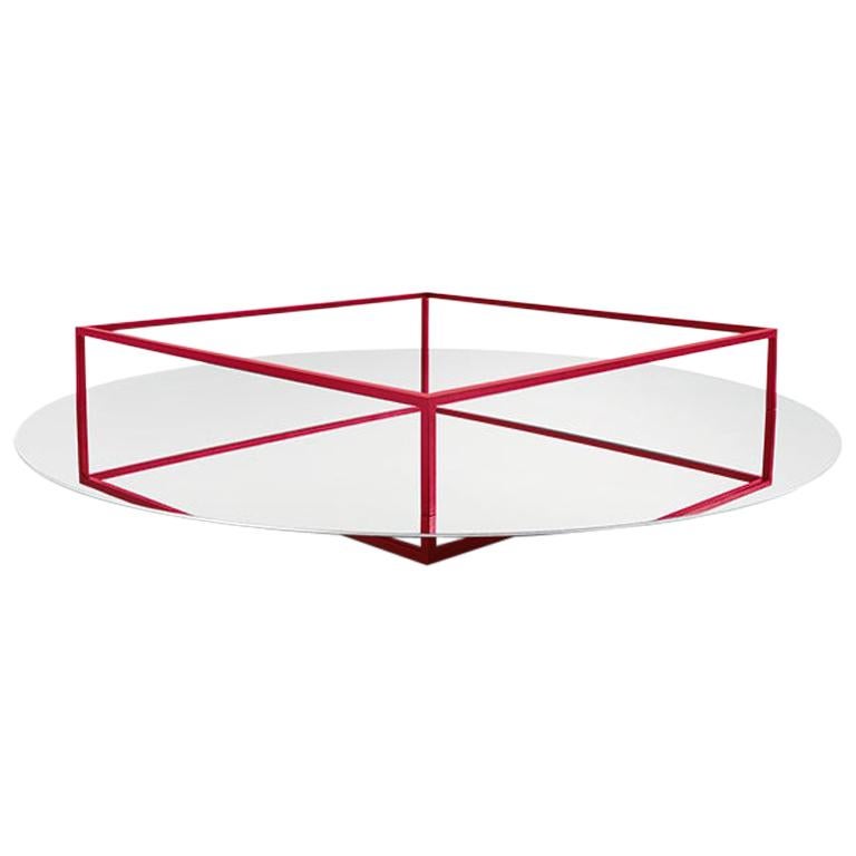 Danese Milano Surface + Border No. 1 Tray or Fruit Bowl in Red by Ron Gilad