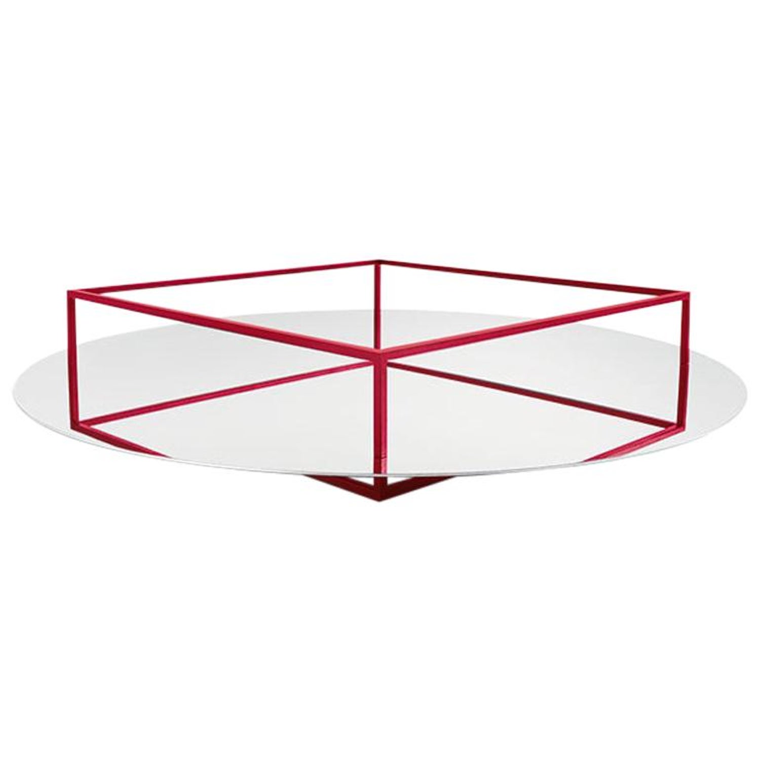 Danese Milano Surface + Border No. 1 Tray or Fruit Bowl in Red by Ron Gilad  For Sale at 1stDibs