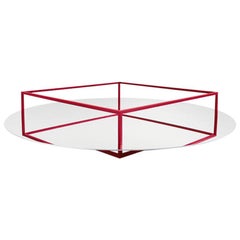 Danese Milano Surface + Border No. 1 Tablett oder Obstschale in Rot von Ron Gilad