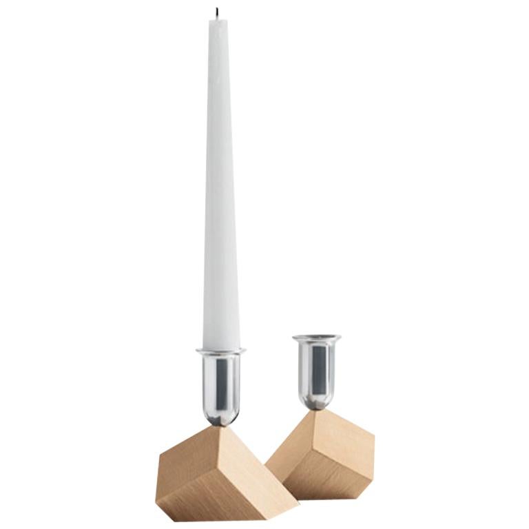 Danese Milano Torcello Candle Holder in Wood by Ron Gilad For Sale at  1stDibs