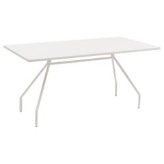Danese Milano X&Y Großer Schreibtisch aus weißem Metall von Paolo Rizzatto