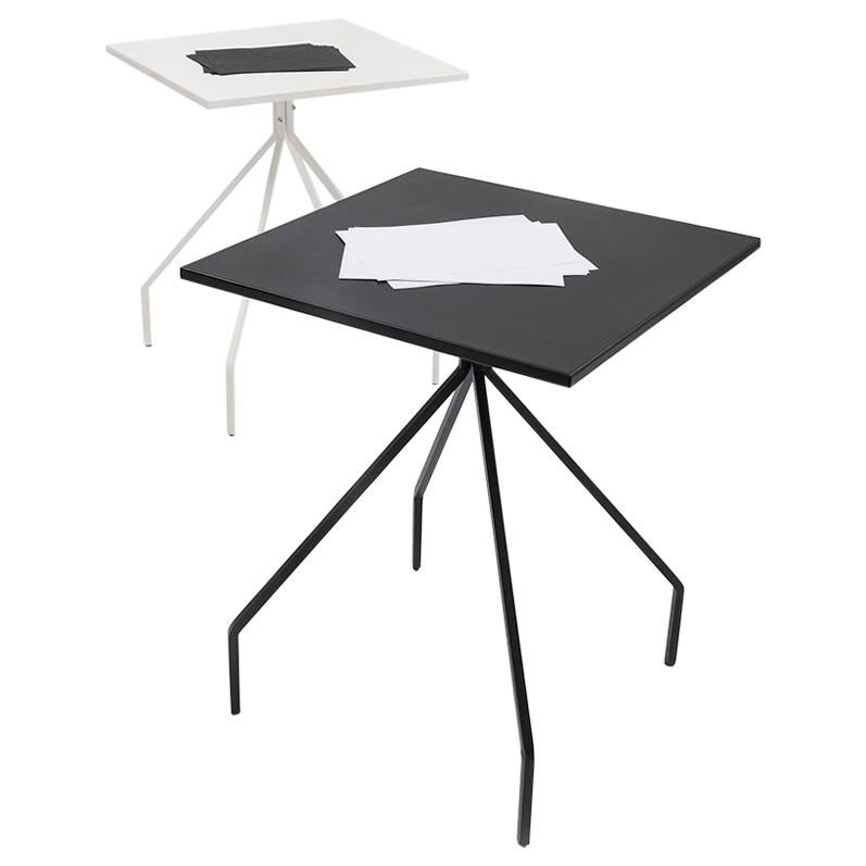 Danese Milano X&Y Kleiner Schreibtisch aus schwarzem Metall von Paolo Rizzatto