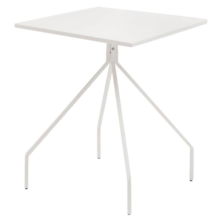 Danese Milano X&Y Kleiner Schreibtisch aus weißem Metall von Paolo Rizzatto im Angebot