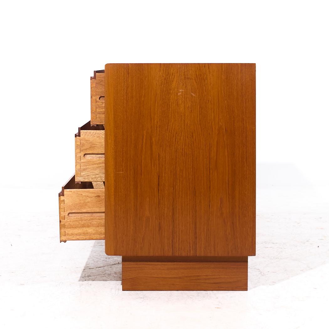 Danflex - Comò a 6 cassetti in teak danese del Medioevo In condizioni buone in vendita a Countryside, IL
