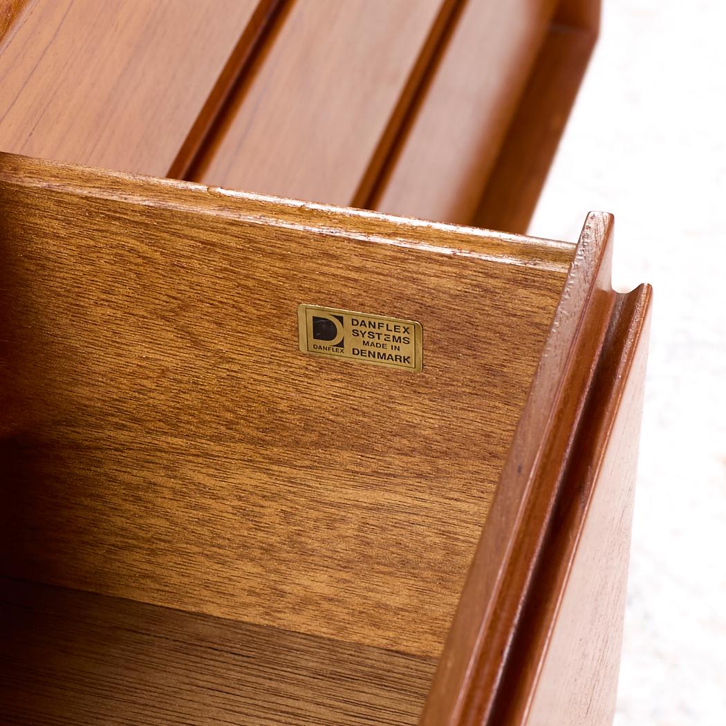 Danflex - Comò a 6 cassetti in teak danese del Medioevo in vendita 2