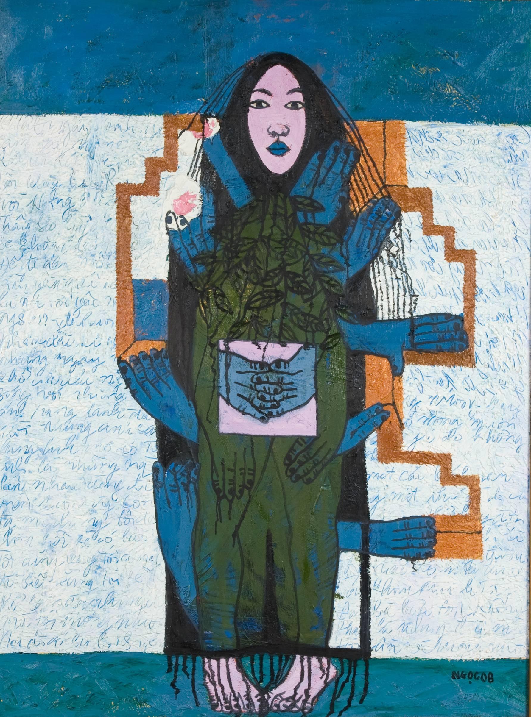 Figurative Painting de Dang Thao Ngoc - Diario pre-bebé