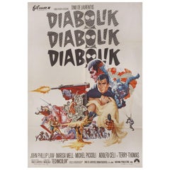 Danger Diabolik 1968 Espagnol B1 Film Poster