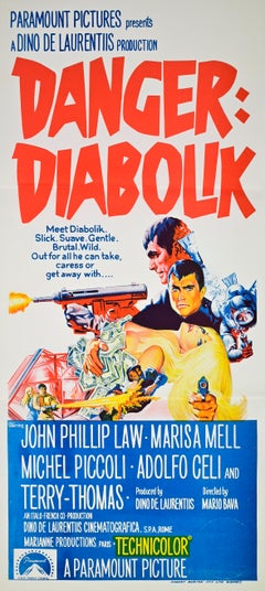 Danger: Diabolik - Offset poster - 1970s