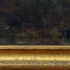 "Danger Signal" Original Oil by Robert Atkinson Fox