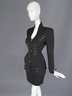 Dangerous Hot Thierry Mugler Archival SS 1994 Piercing ! Ensemble Suit