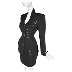 Dangerous Hot Thierry Mugler Archival SS 1994 Piercing ! Ensemble Suit