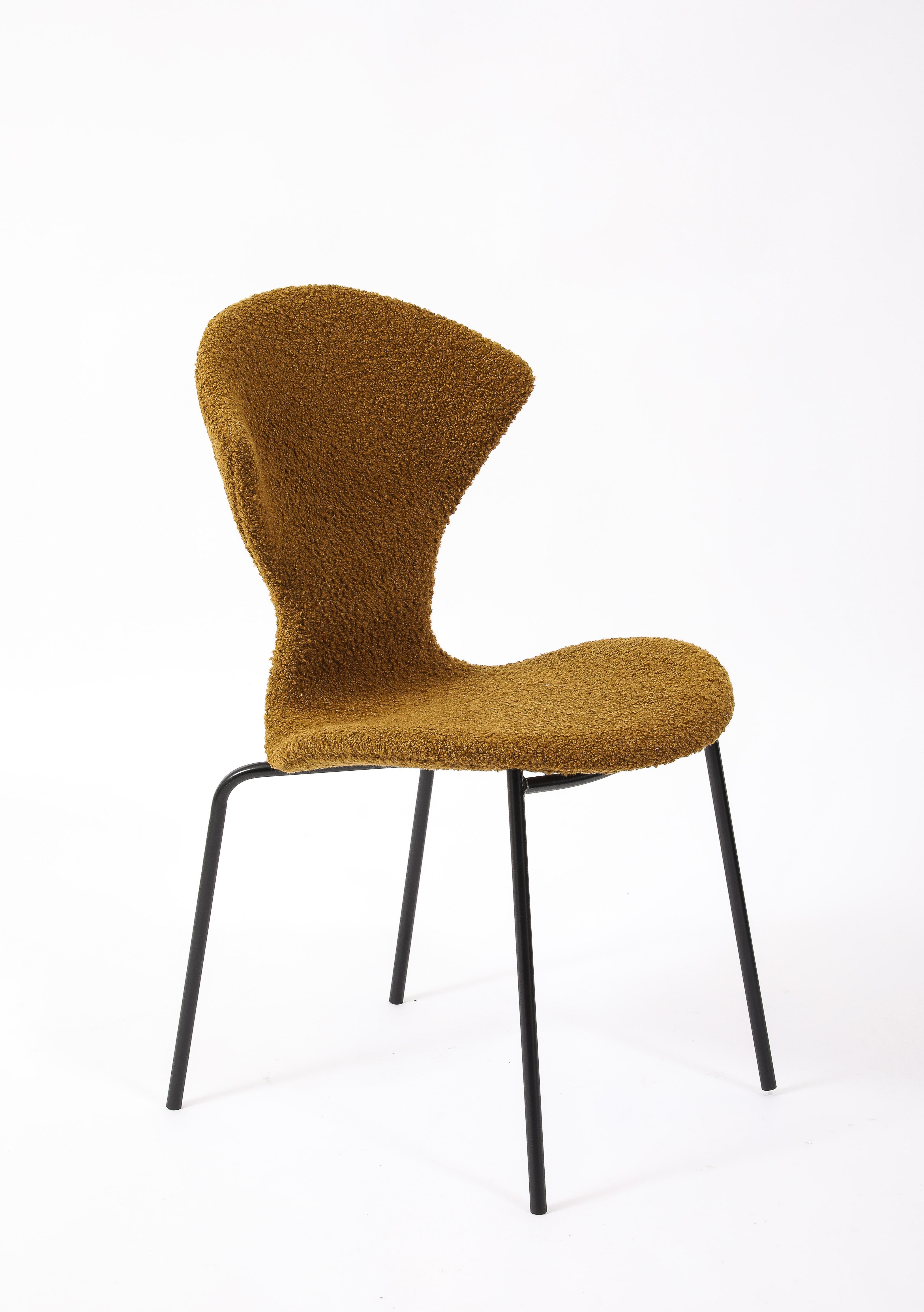 Dangle & Defrance side Chairs, France 1950's For Sale 3