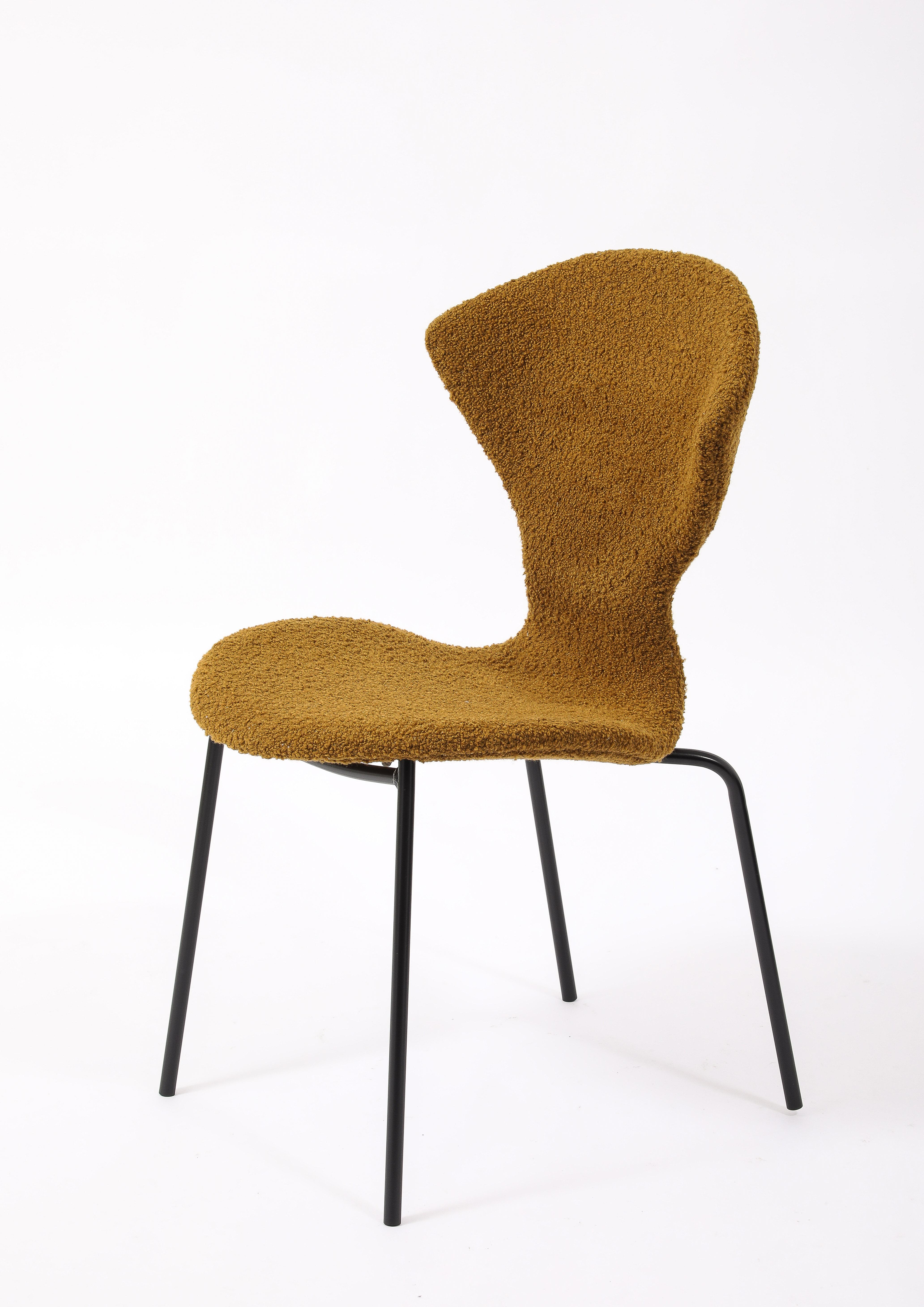 Dangle & Defrance side Chairs, France 1950's For Sale 5