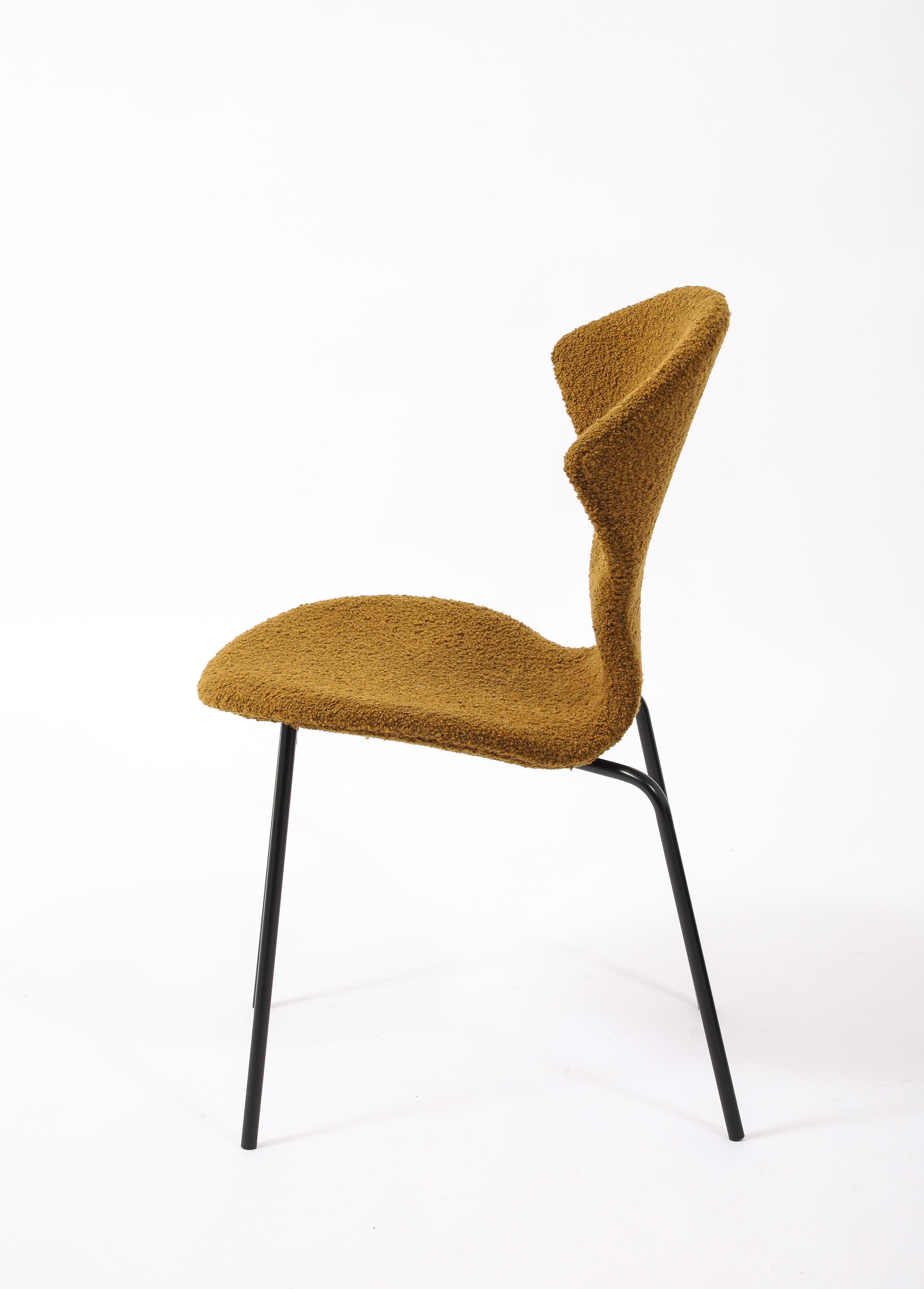 Dangle & Defrance side Chairs, France 1950's In Good Condition For Sale In New York, NY