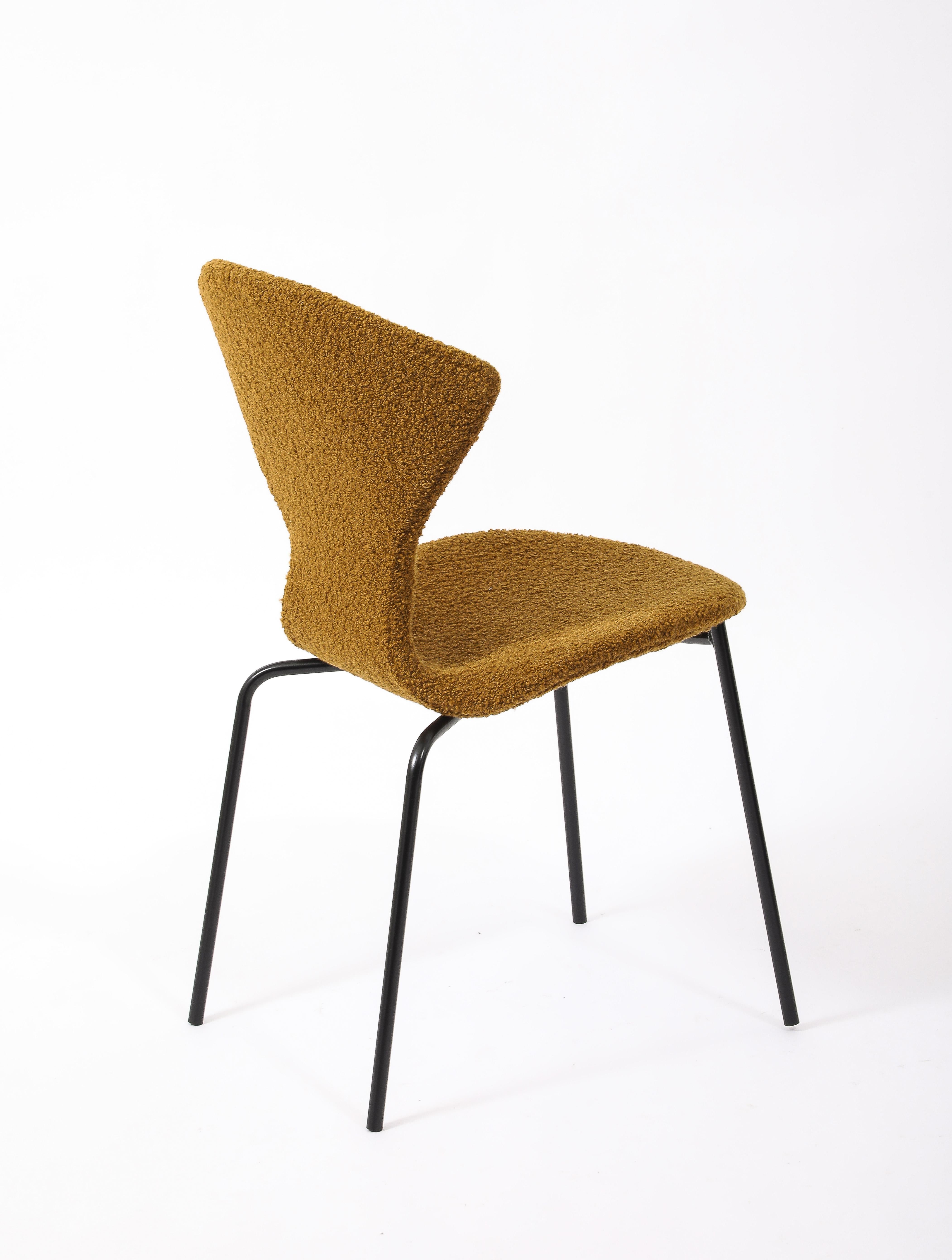 Dangle & Defrance side Chairs, France 1950's For Sale 1