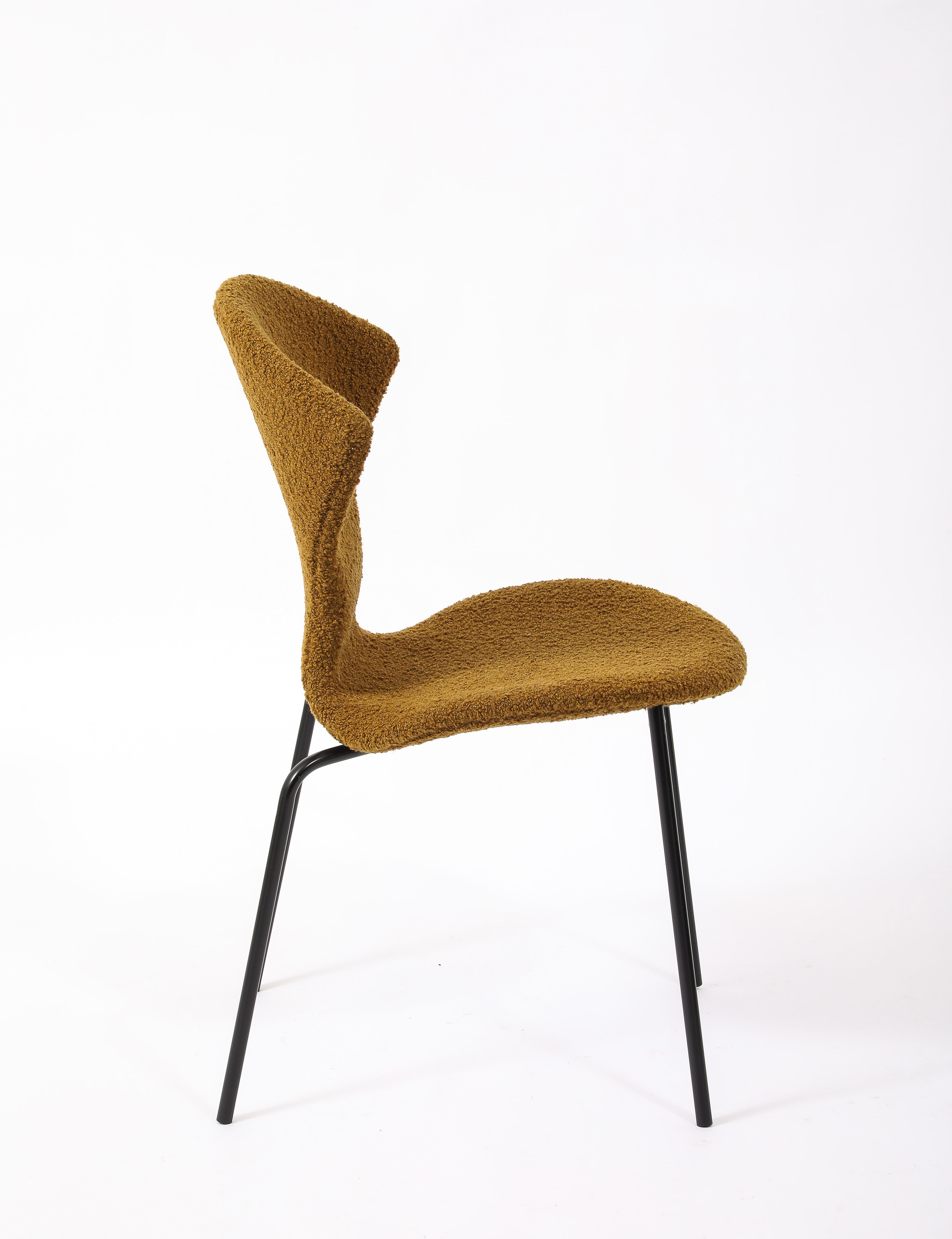 Dangle & Defrance side Chairs, France 1950's For Sale 2