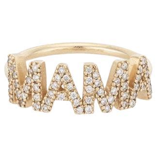 in vendita:  Anello con diamante penzolante Lettera "MAMA