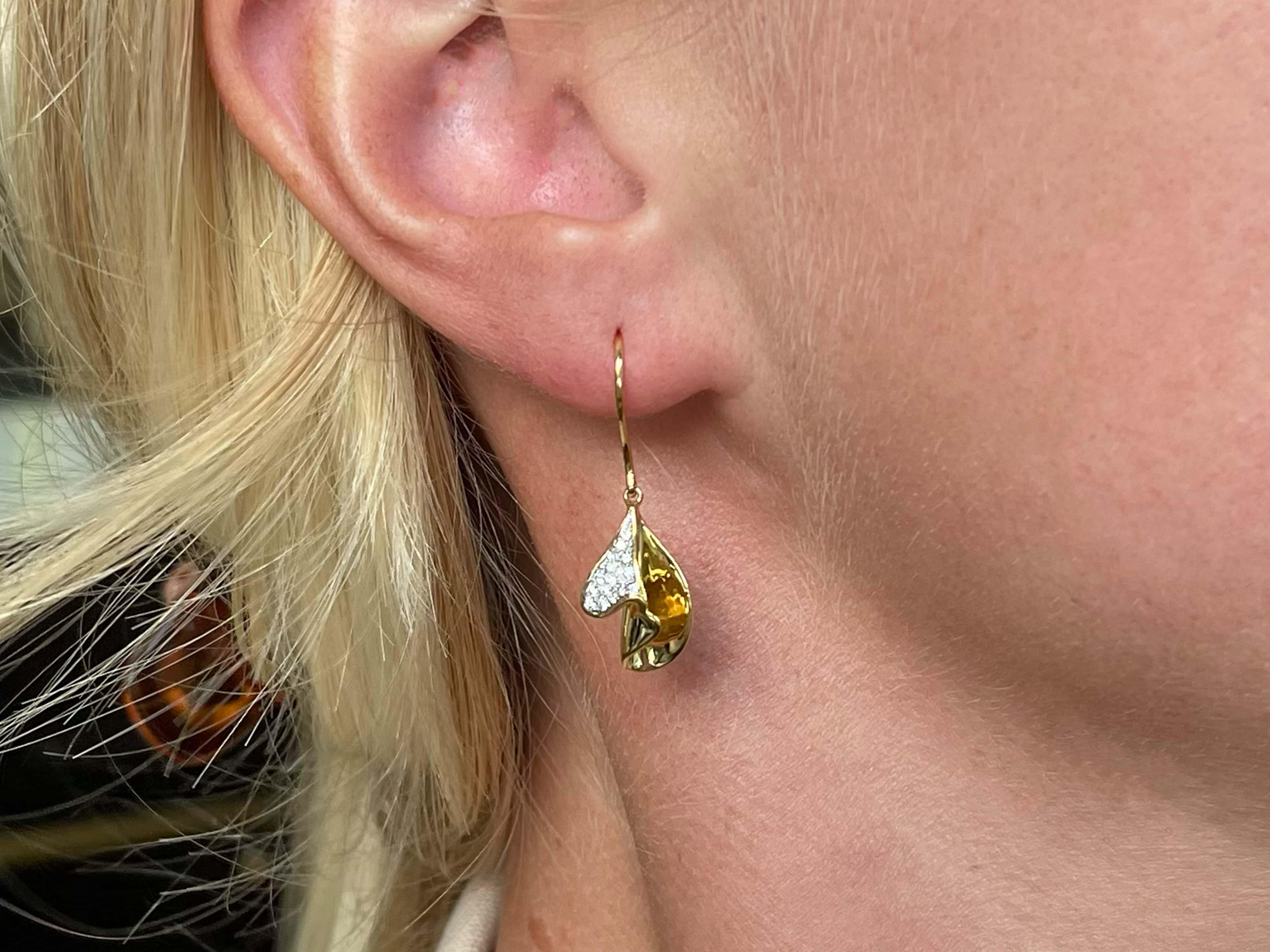 Earrings Specifications:

Metal: 18k Yellow Gold

Earring Diameter: 1