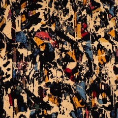 Vintage Danhôo. Rug, or tapestry, “Les vitraux du bonheur” in wool. Contemporary work