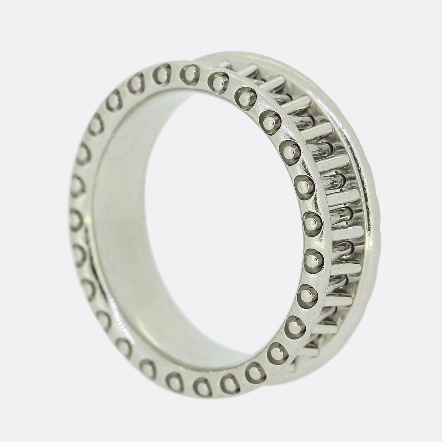 Danhov Tubetto Unique Gents Wedding Band In Good Condition For Sale In London, GB