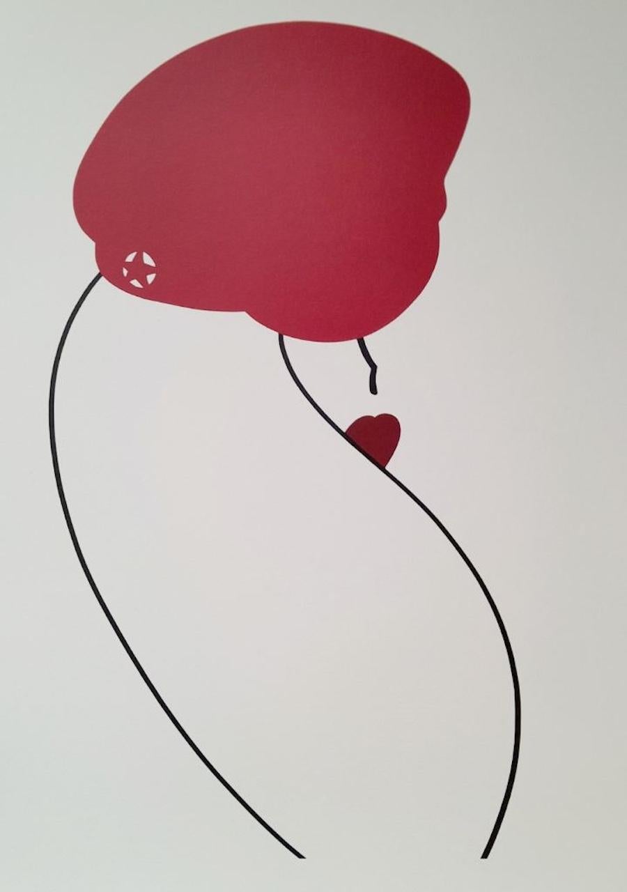 Zeitgenössische norwegische Kunst von Dani André Skogfelt - Red Caprice Teil 2