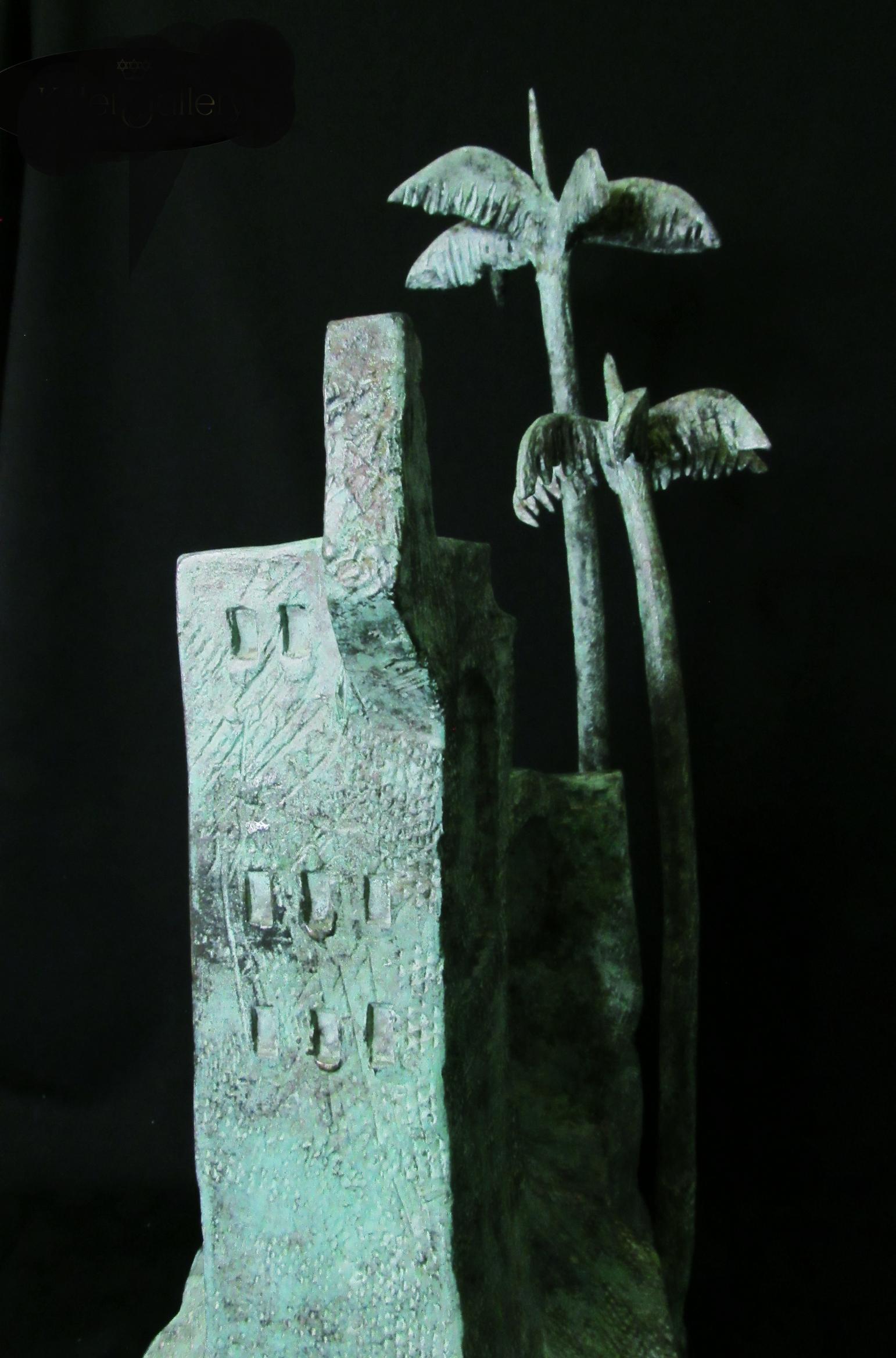 Daniel Kafri, „Der König David im Fenster in Jerusalem“, Bronze, 2009 im Angebot 3