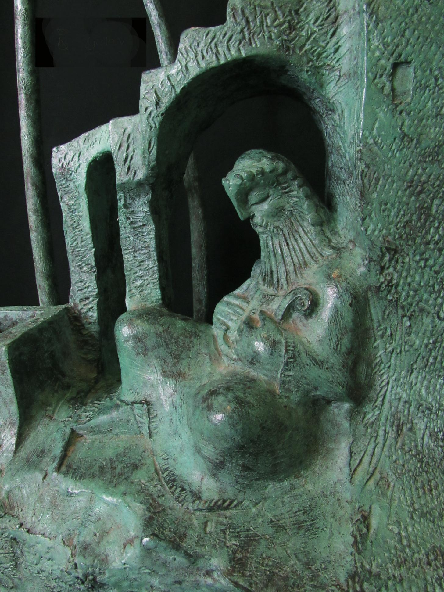 Daniel Kafri, „Der König David im Fenster in Jerusalem“, Bronze, 2009