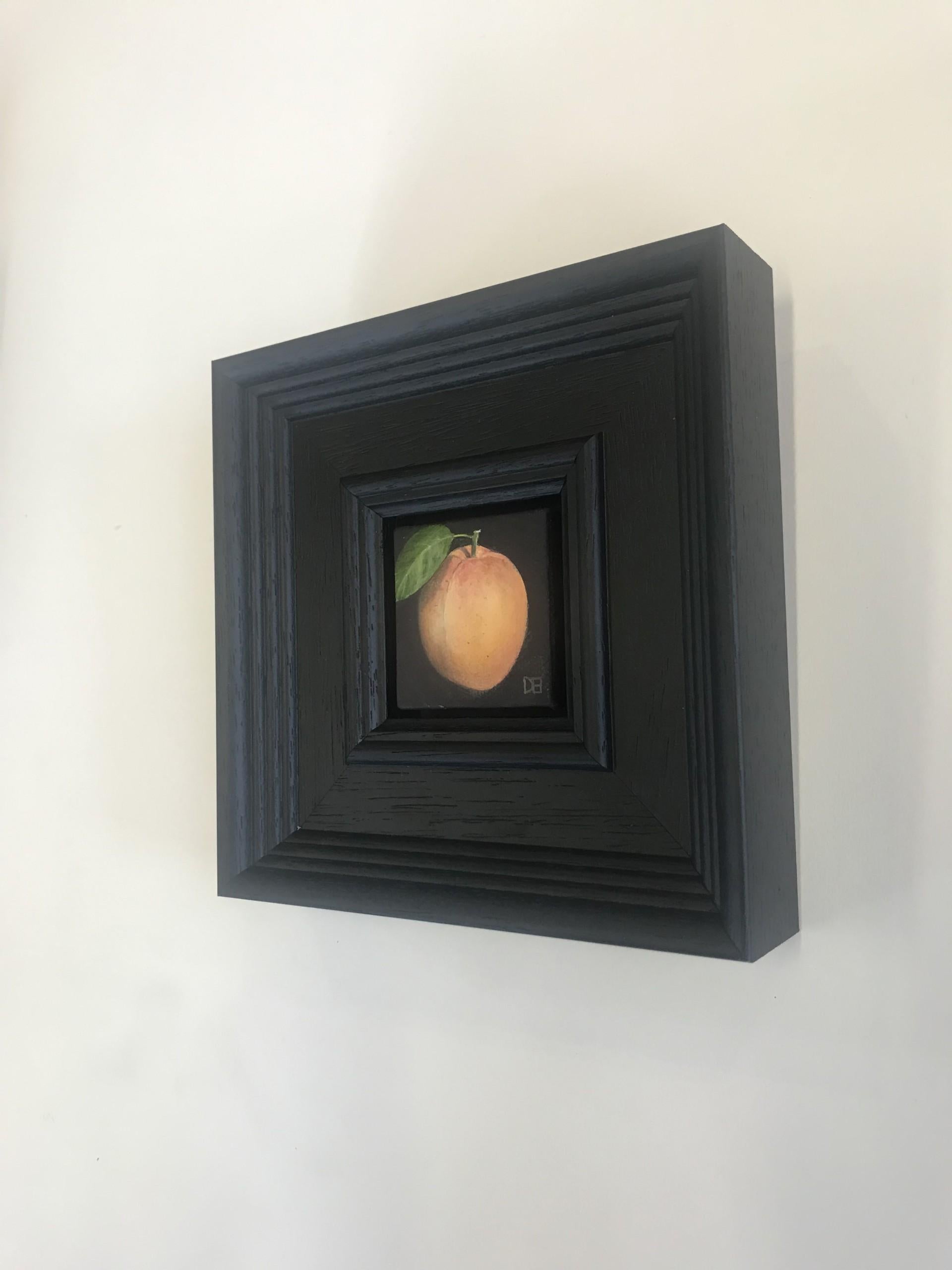 Pocket Apricot by Dani Humberstone [2022]
original

Oil on Canvas

Image size: H:5 cm x W:5 cm

Complete Size of Unframed Work: H:5 cm x W:5 cm x D:3.5cm

Frame Size: H:16 cm x W:16 cm x D:4cm

Sold Framed

Please note that insitu images are purely
