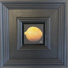 Pocket Lemon by Dani Humberstone , Small Scale art, Oil painting, Still Life
