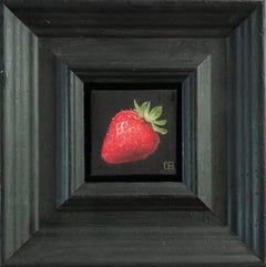 Pocket Strawberry by Dani Humberstone, Contemporary Still Life painting