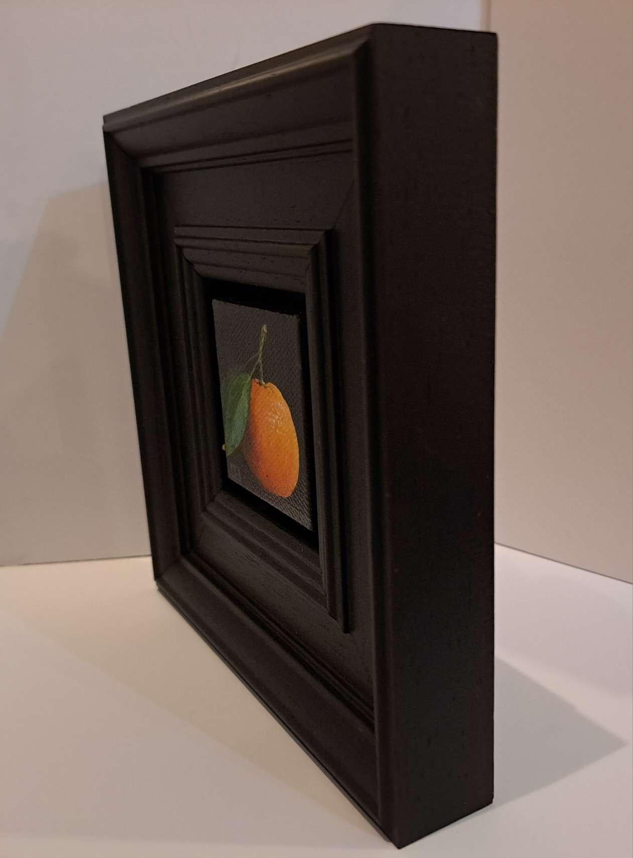Pocket Bright Clementine, Baroque Still Life Painting, Small Art, Fruit Art 2