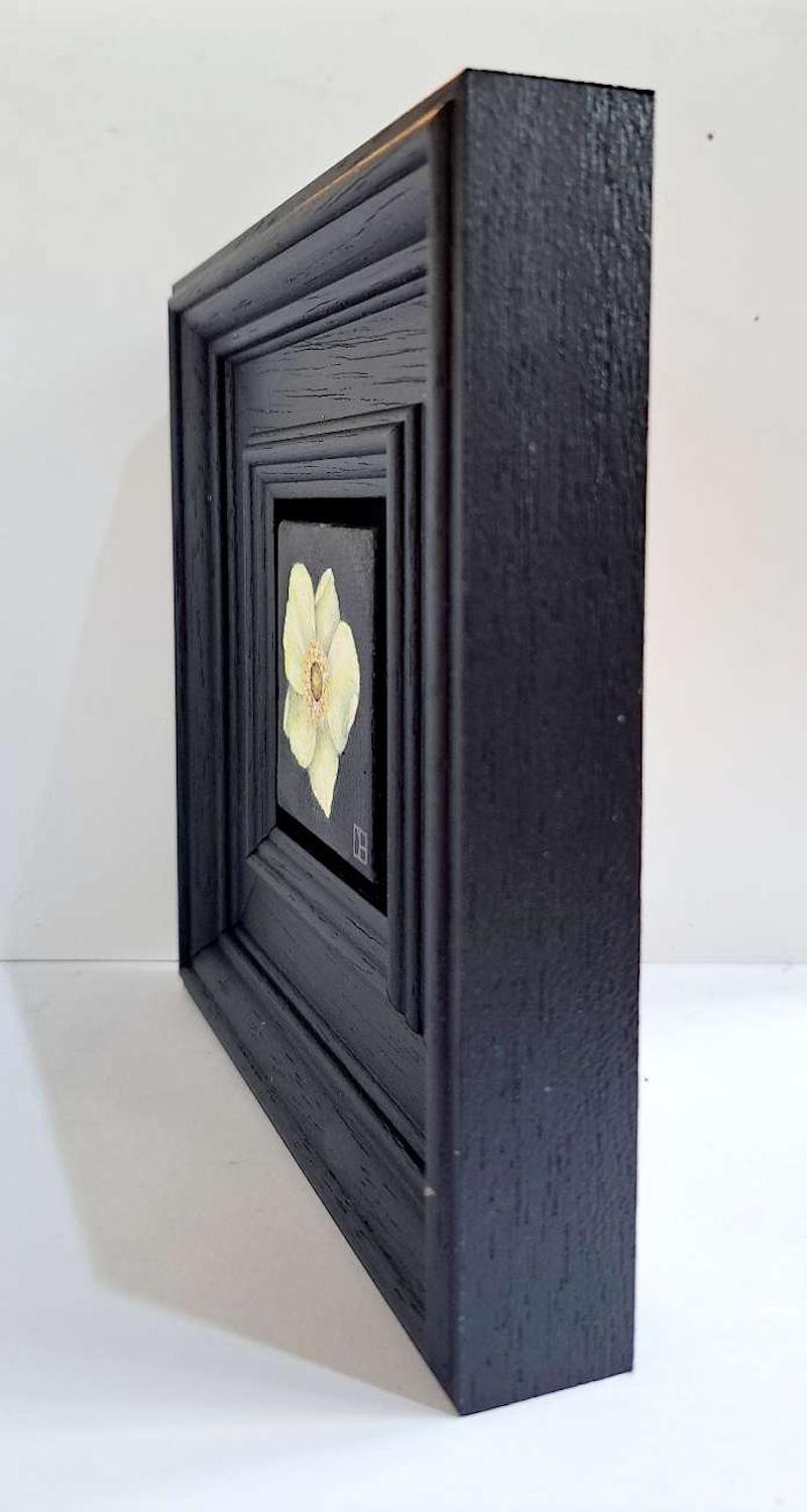 Anemone Giallo Pocket Painting c, quadro originale, pittura ad olio, floreale, Nature 6