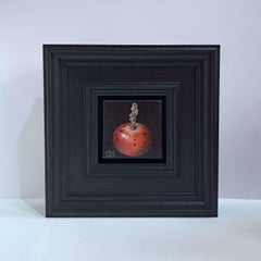 Peinture de pomme sauvage 2c, peinture originale, nature