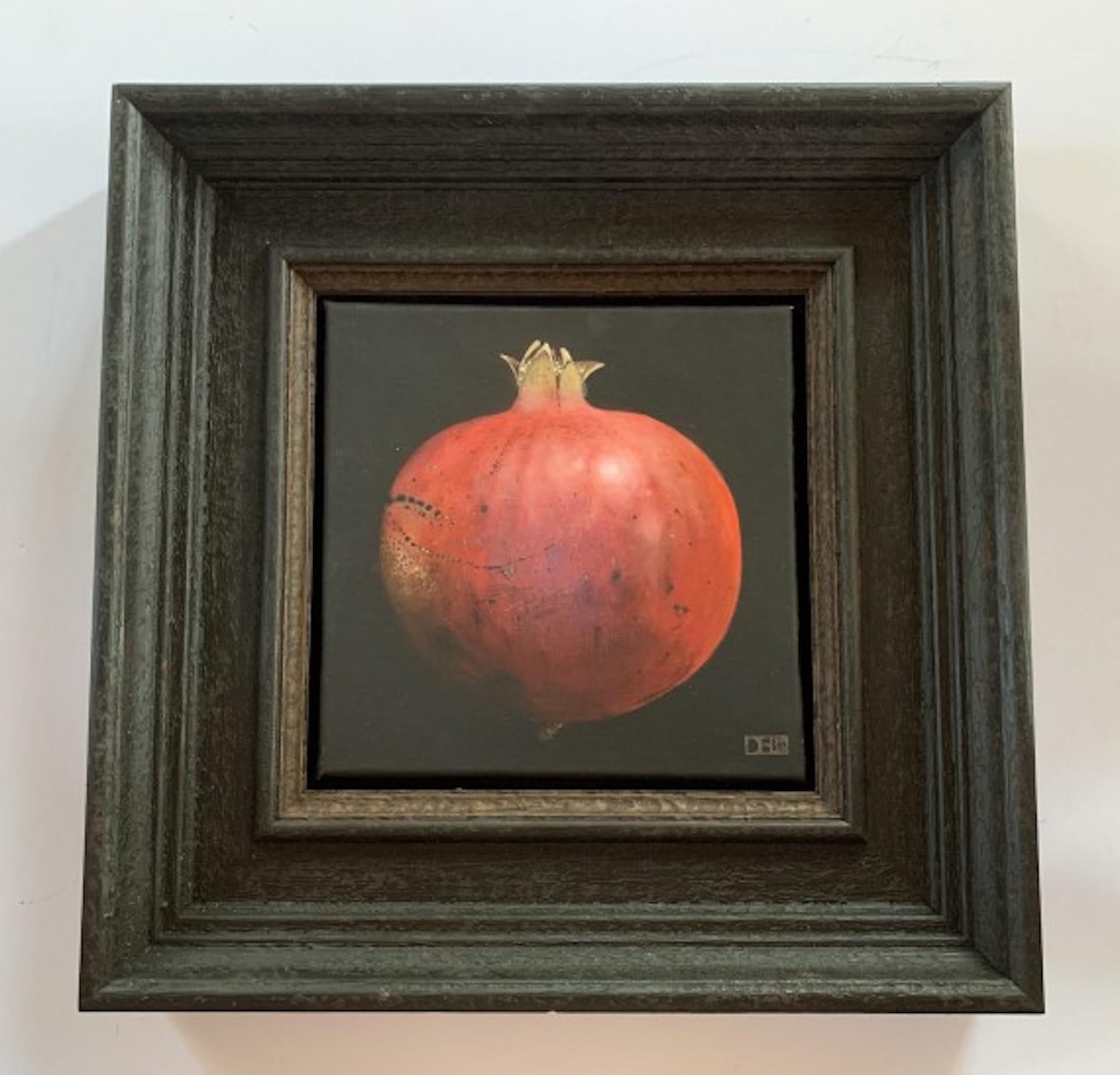 Baroke Red Pomegranate by Dani Humberstone [2021]
Original
Oil Paint on Canvas
Image size: H:19.5 cm x W:19.5 cm
Complete Size of Unframed Work: H:19.5 cm x W:19.5 cm x D:4cm
Framed Size: H:35.5 cm x W:35.5 cm x D:5cm
Sold Framed
Please note that