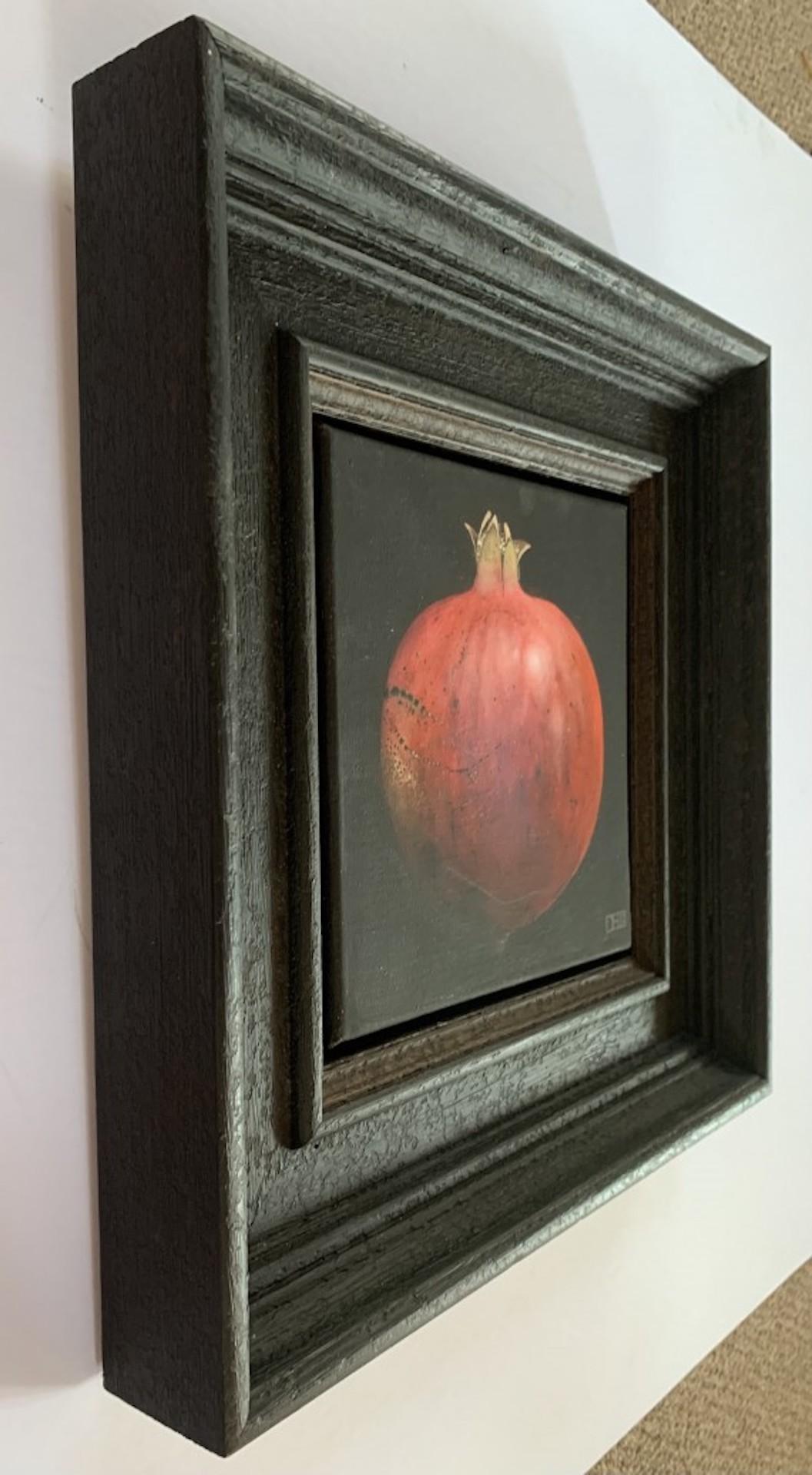 Baroke Red Pomegranate, Dani Humberstone, Original Fruit Painting, Realist Art 3