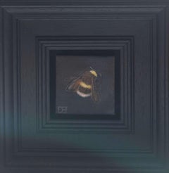 Abeja Bumble Buff Cola Bolsillo Pintura 218, pintura original, bodegón