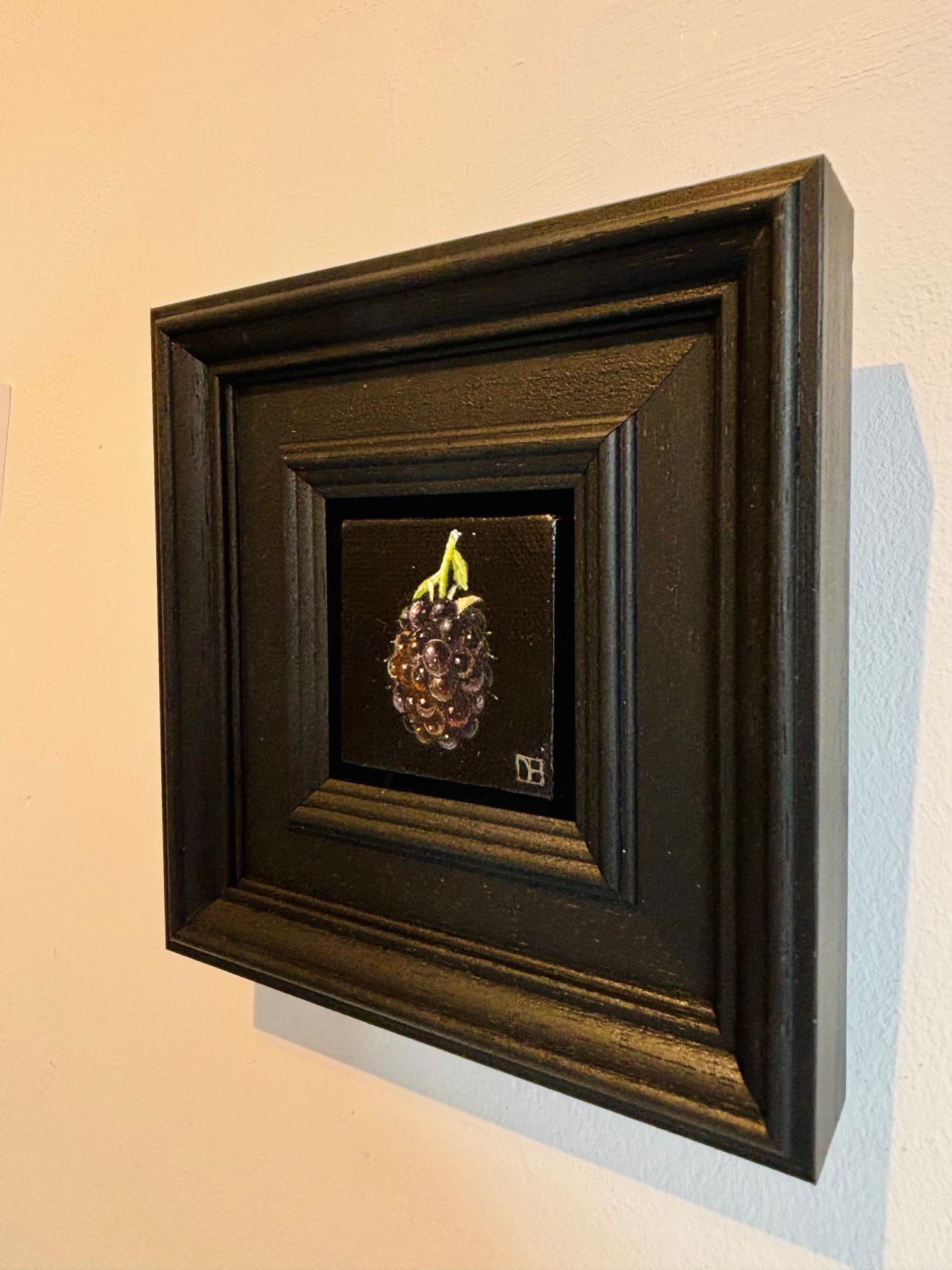 Mora - pittura originale realistica di natura morta - arte contemporanea - Painting di Dani Humberstone