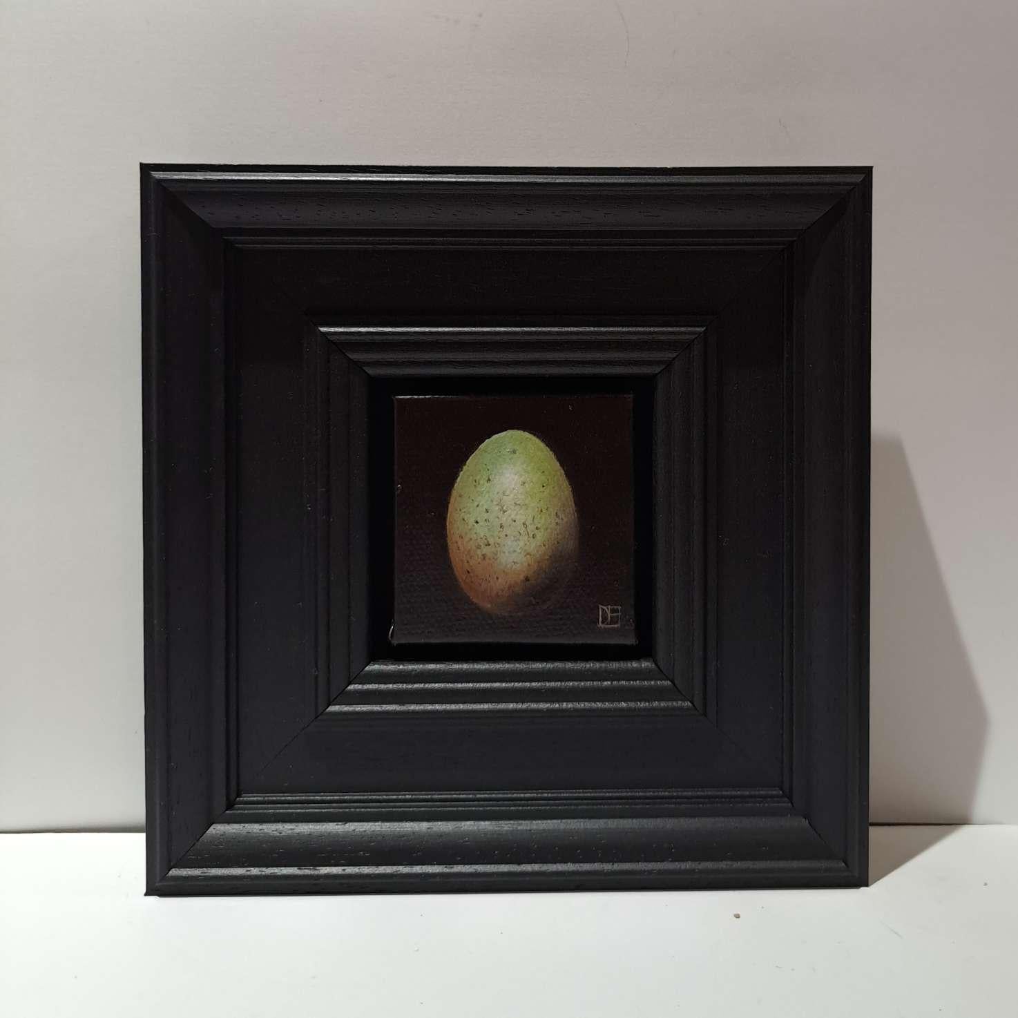 Huevo de Mirlo Pintura de Bolsillo Verdosa en venta 1